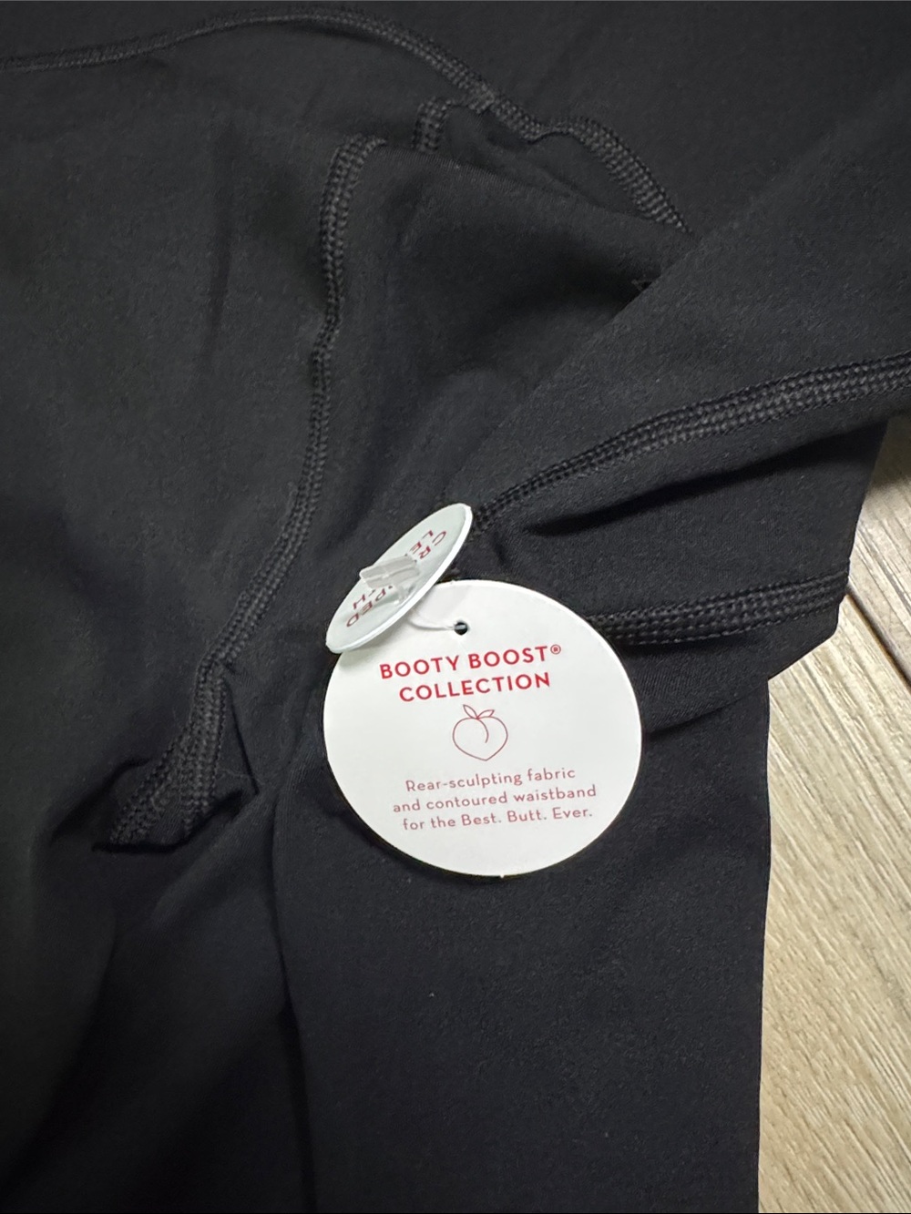 SPANX Black booty boost cropped Leggings - Picture 6 of 6